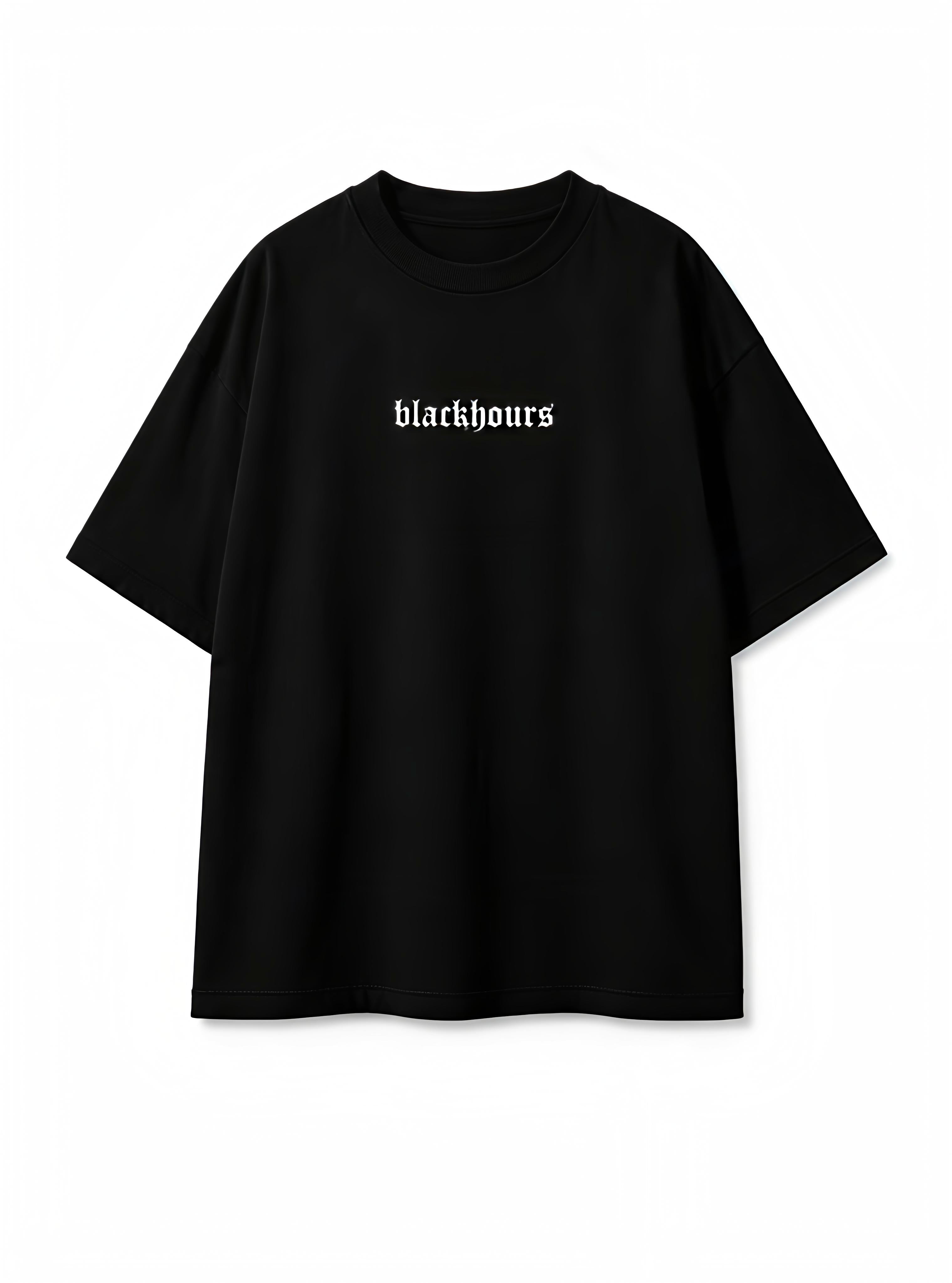 BLACKHOURS — EYES SPEAK Graphic Oversized Tee