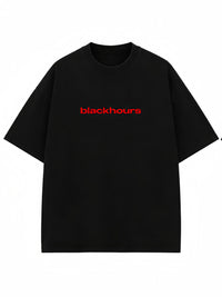 BLACKHOURS — AURA Graphic Oversized Tee