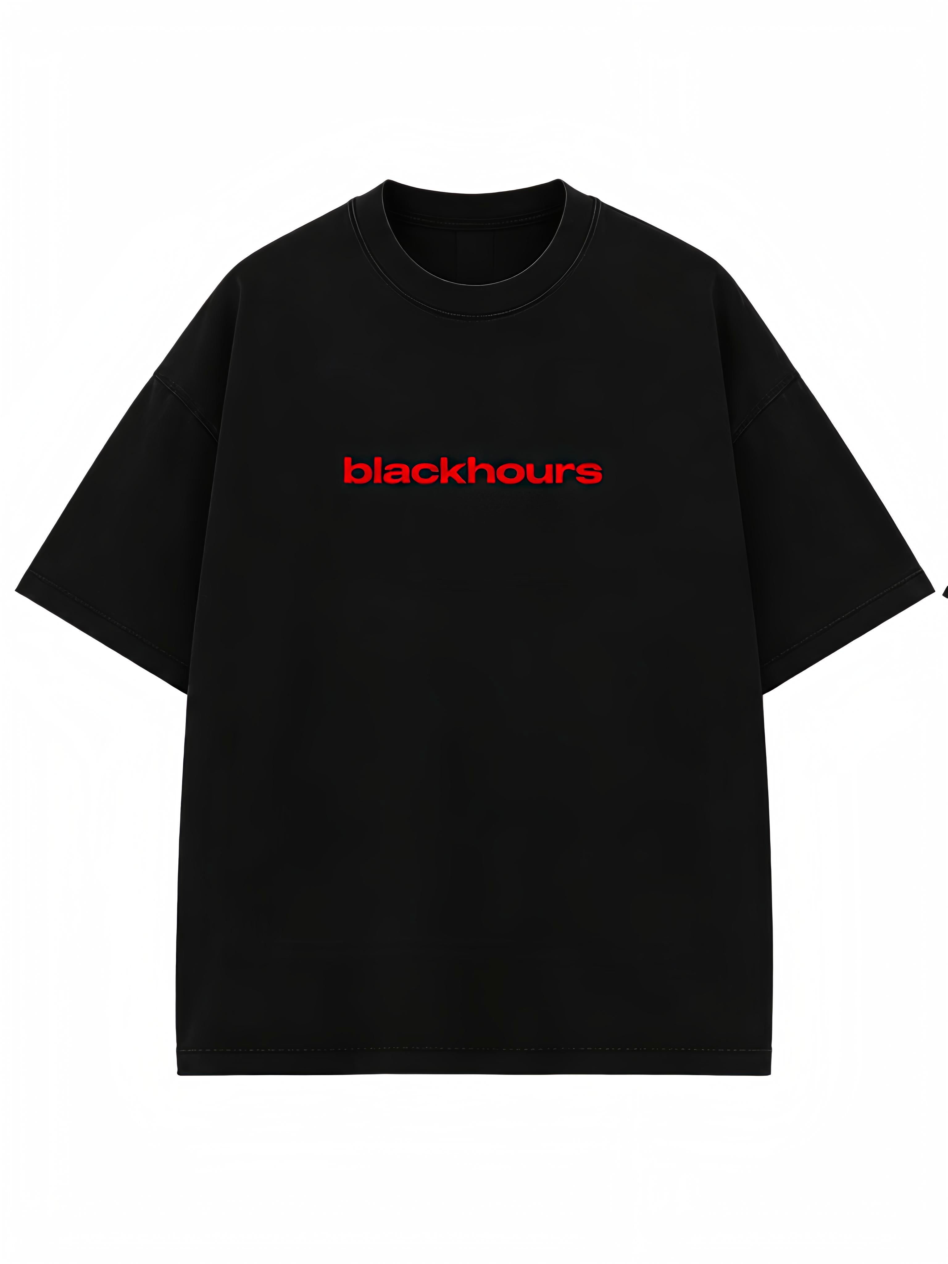 BLACKHOURS — AURA Graphic Oversized Tee