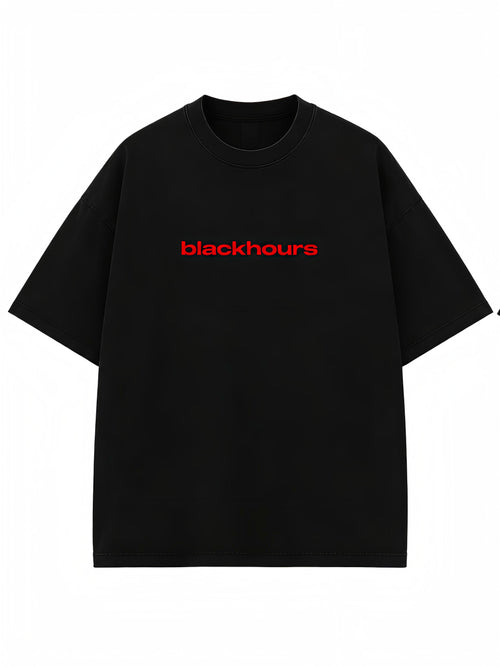 BLACKHOURS — AURA Graphic Oversized Tee