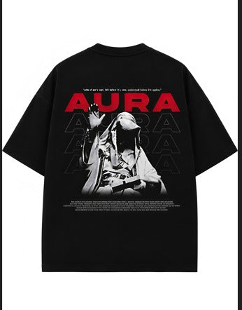 BLACKHOURS — AURA Graphic Oversized Tee